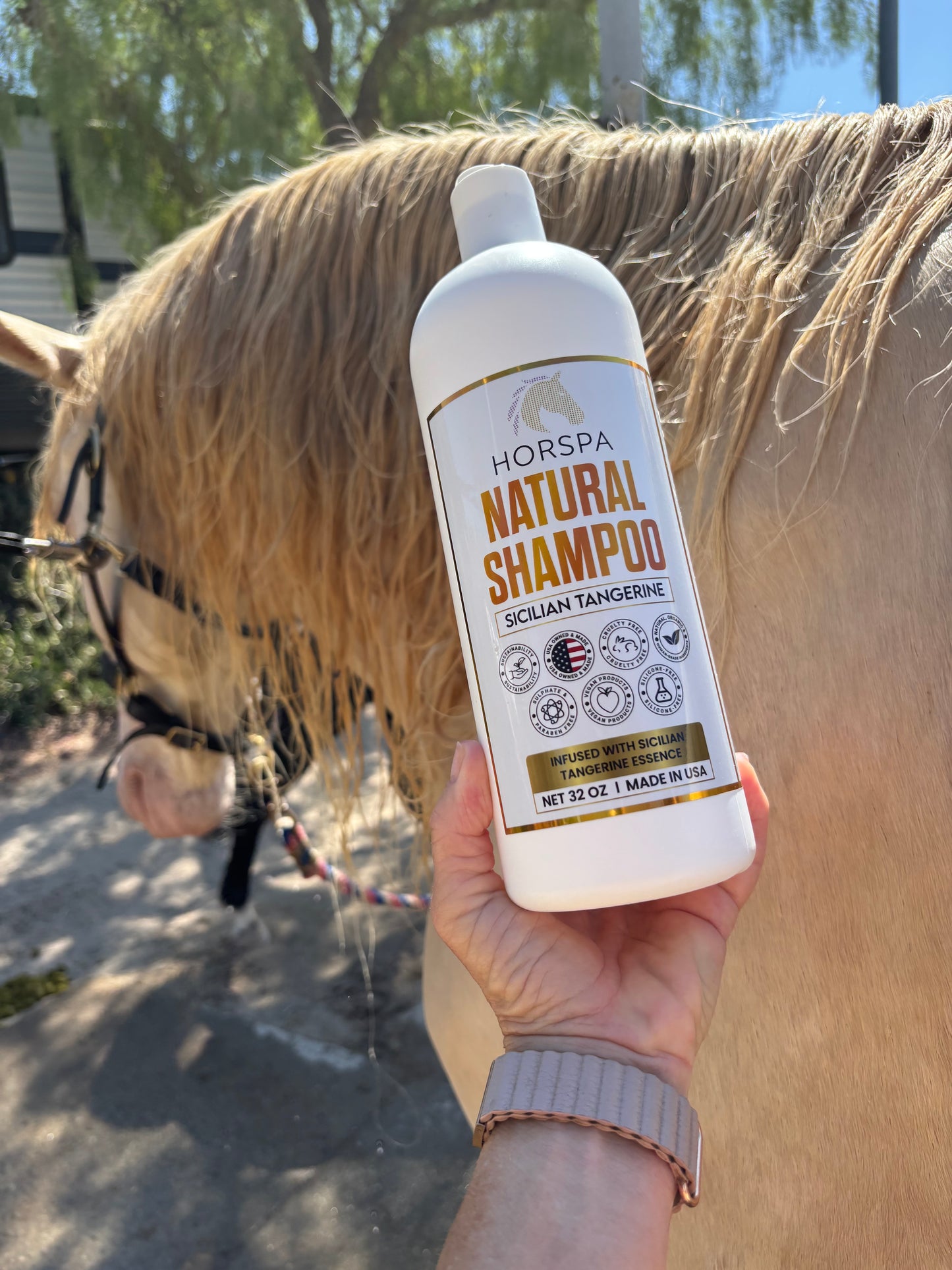 Natural Horse Shampoo Sicilian Tangerine 32oz