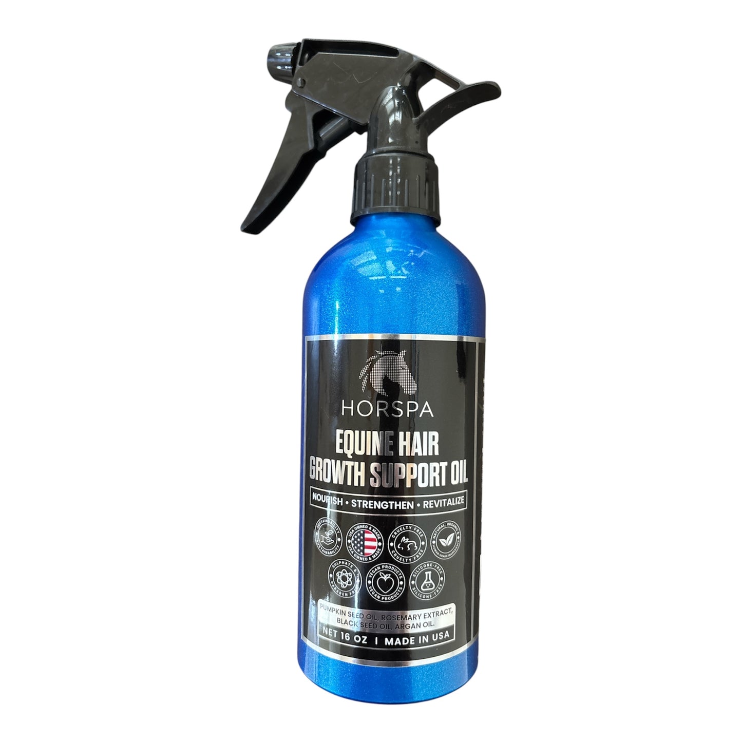 Equine Hair Growth Support Oil 16 oz