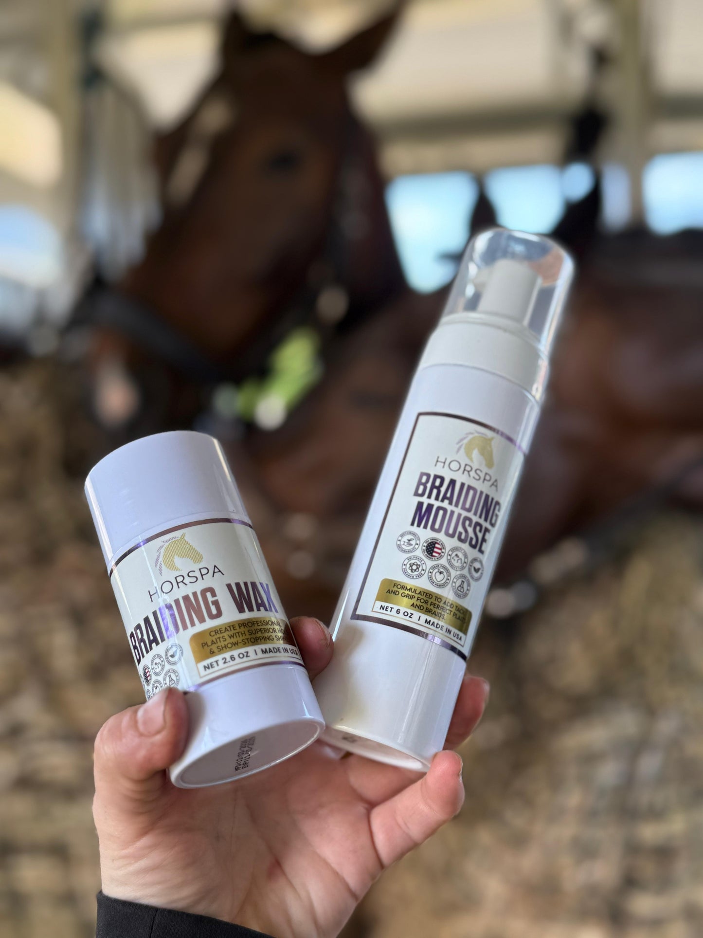 Bundle Braiding Mousse 6 oz plus Braiding Wax 2.6 oz
