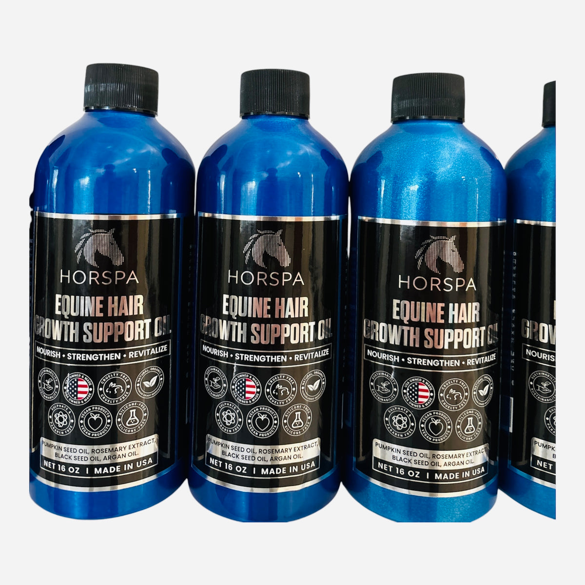 Equine Hair Growth Support Oil 16 oz