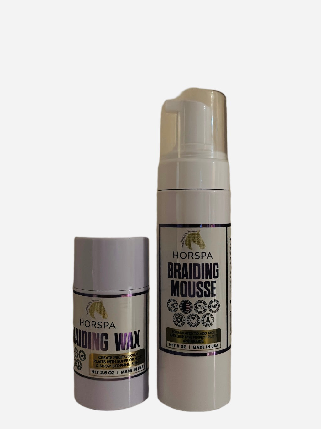 Bundle Braiding Mousse 6 oz plus Braiding Wax 2.6 oz
