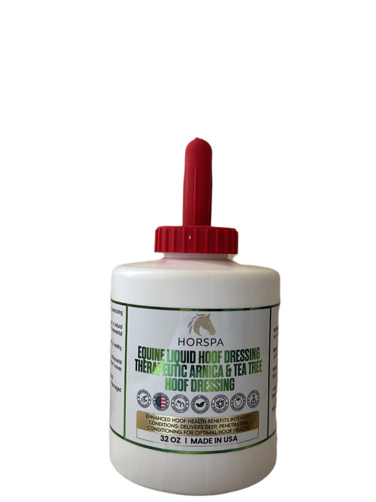 Equine Liquid Hoof Dressing  Arnica & Tea Tree  32 oz